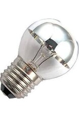 Global-Lux Kopspiegel kogellamp 25w E27 zilver 230V