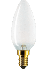 Patron kaars 25w E14 mat