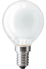 N.M.L.!!!!!Philips kogel 40w E14 mat (6-240114)