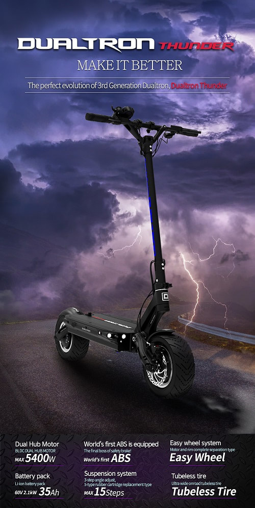 Dualtron Thunder 3 Electric Scooter - Boosted USA