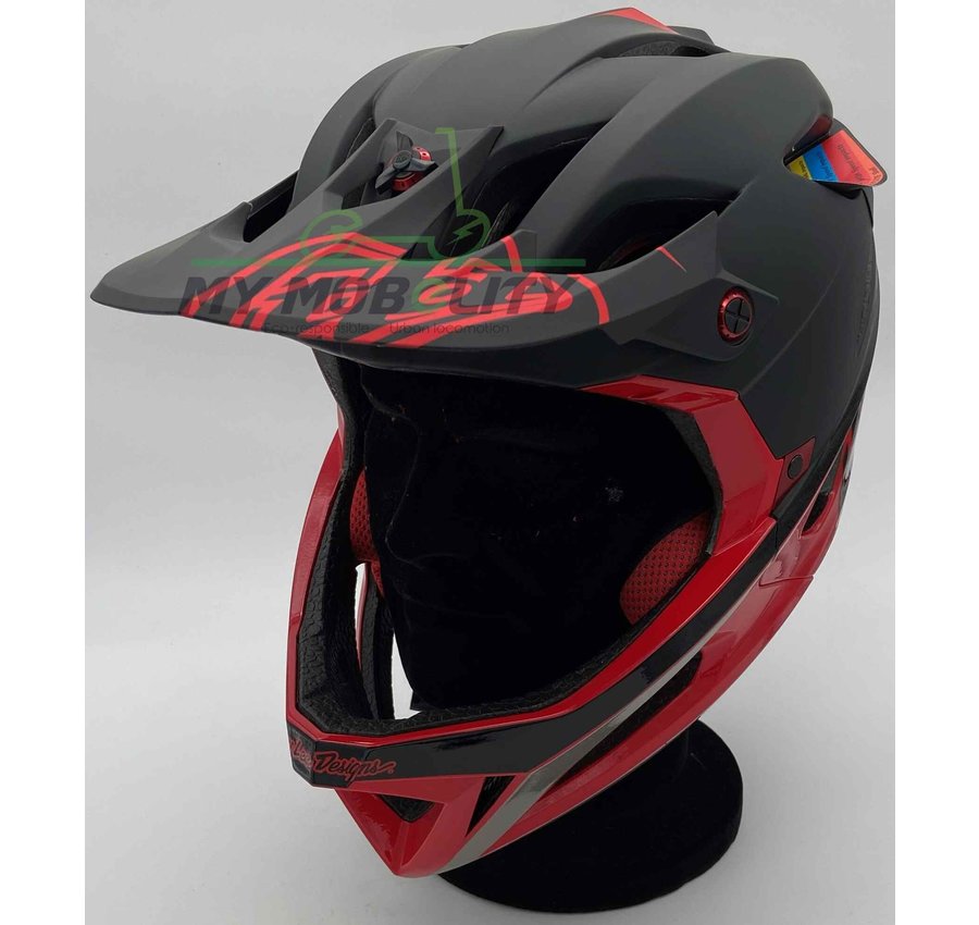 Troy Lee Designs Stage Race Black / Red - My Mobelity