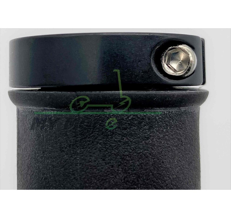 Poignée de guidon Propalm Skull