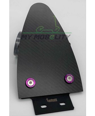 Dualtron Carbon achter spatbord
