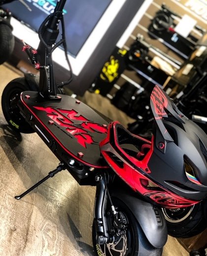 Dualtron Thunder Customisation: NO FEAR Water Red