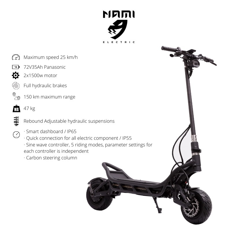 NAMI BURN-E 3 Max Trottinette électrique