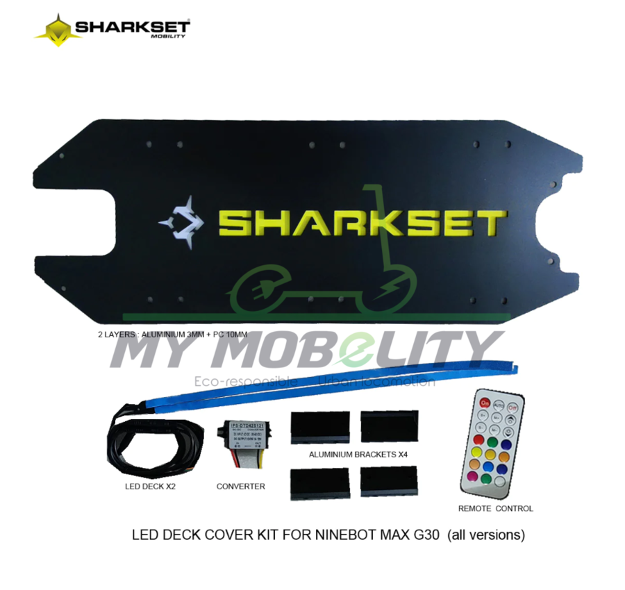 Sharkset Sharkset LED Deck voor Ninebot MAX