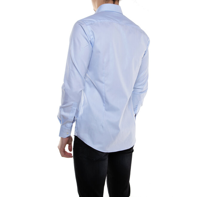 Col Italien - Slim Fit - Bleu Clair