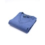Col "V" Bleu (PIMA Cotton)
