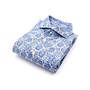 Col Italien - Motifs Paisley - Bleu & Brun