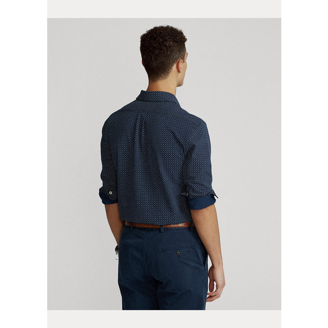 Chemise "Polo" Navy à motifs