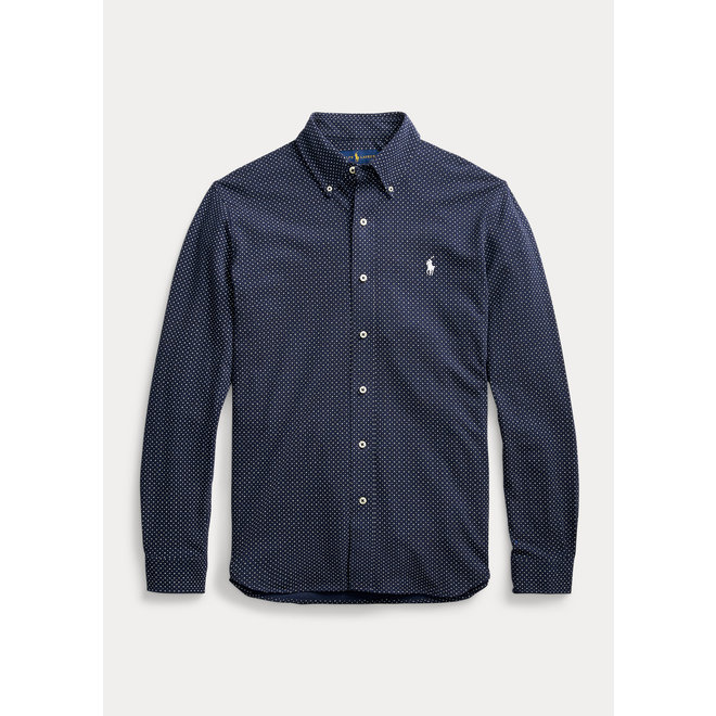 Chemise "Polo" Navy à motifs