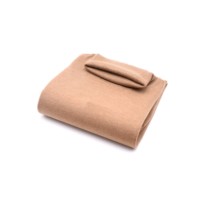 Col Roulé Mérinos - Camel