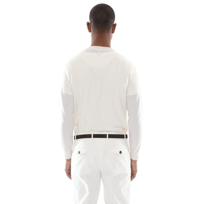 Col Rond "Simplicity" Laine & Cachemire - Blanc