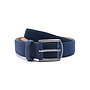 Ceinture en daim bleue