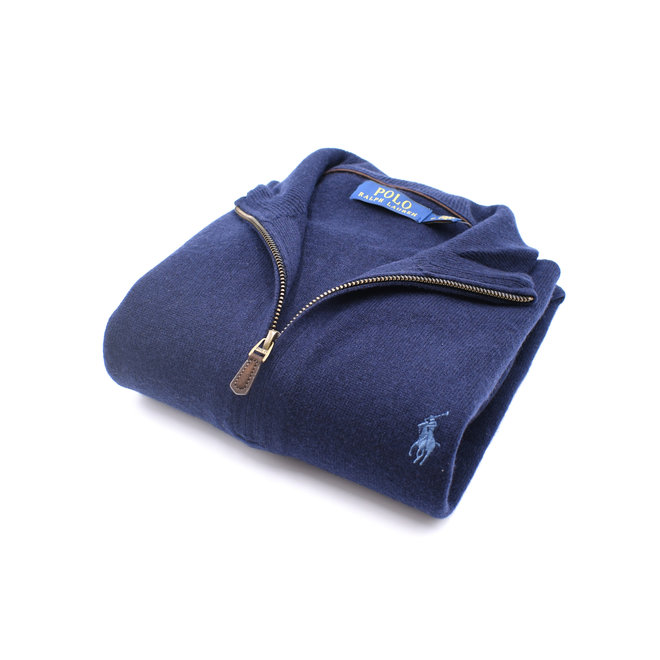 half-Zip Merinos - Navy