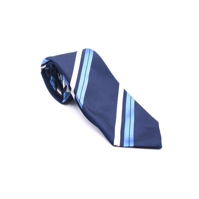 Cravate Bleue Lignée