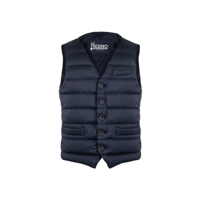 Gilet En Duvet - Bleu