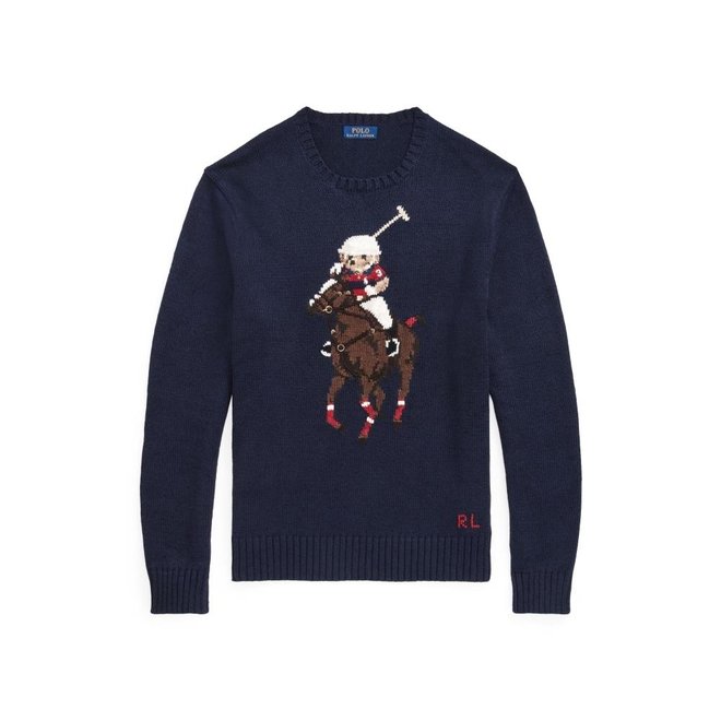 Pull-over Polo Bear & Big Pony - Navy