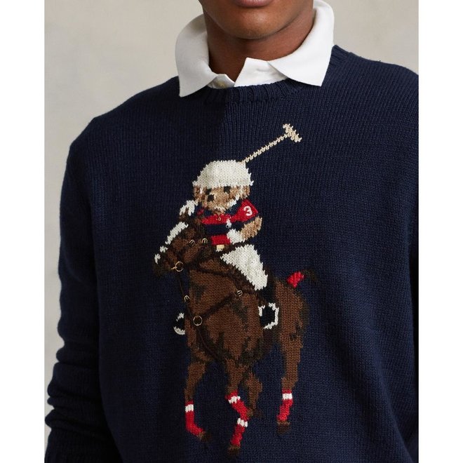 Pull-over Polo Bear & Big Pony - Navy