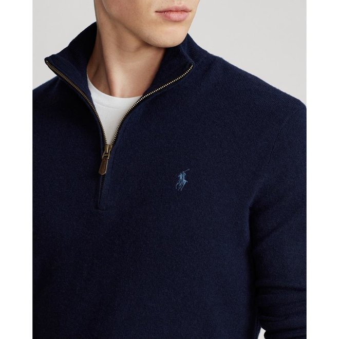 half-Zip Merinos - Navy