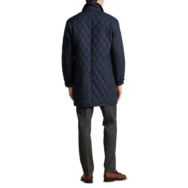 Manteau Matelassé Déperlant - Navy