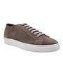 Sneakers En Daim - Taupe