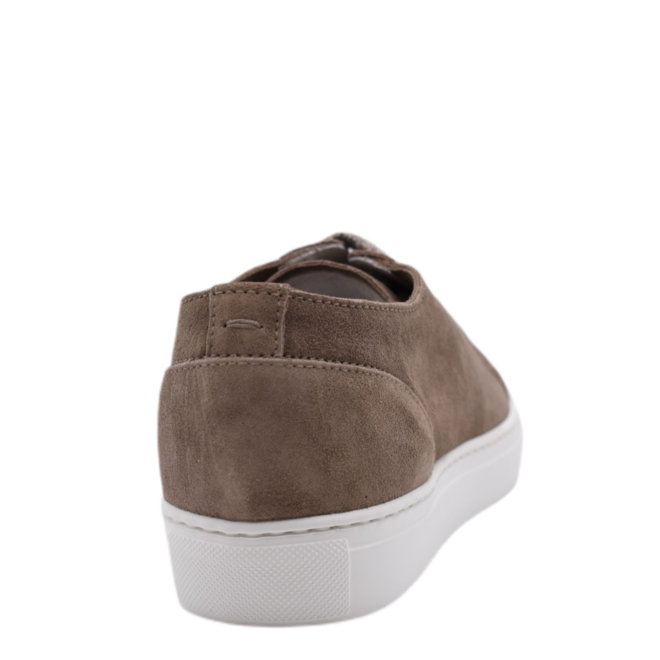 Sneakers En Daim - Taupe