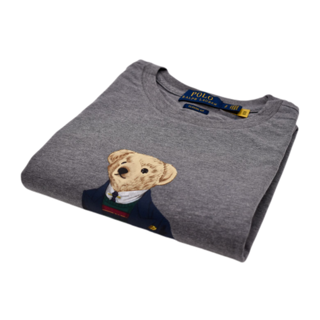 T-Shirt - Polo Bear Jersey - Custom Slim Fit - Ralph Lauren