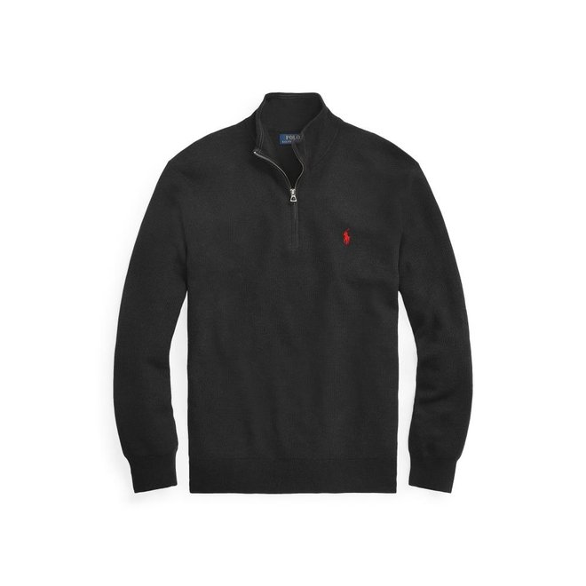 Half-zip - Coton - Noir