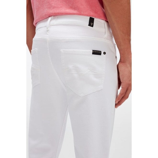 SLIMMY TAPERED STRETCH TEK SUNDAY - WHITE