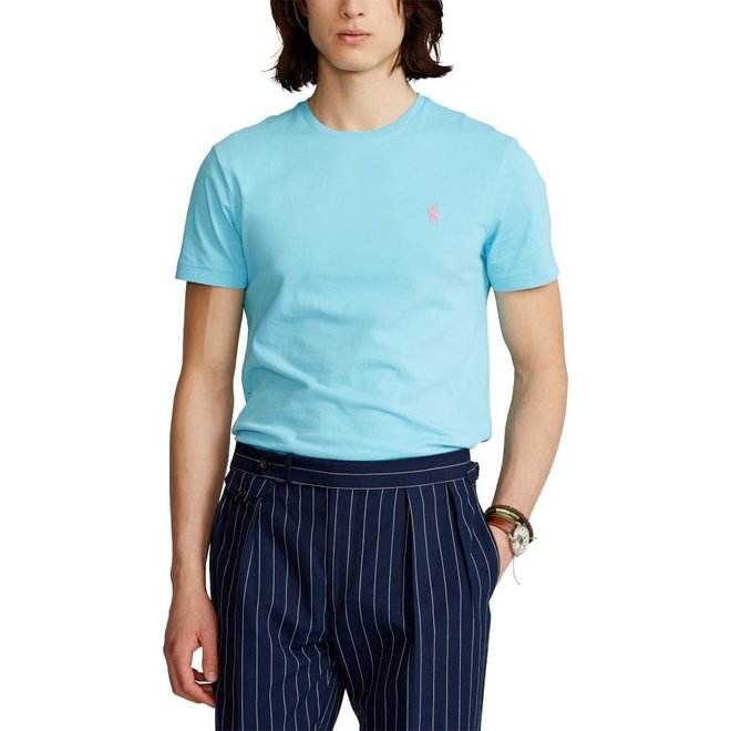 T-Shirt Custom Slim Fit - Bleu Turquoise