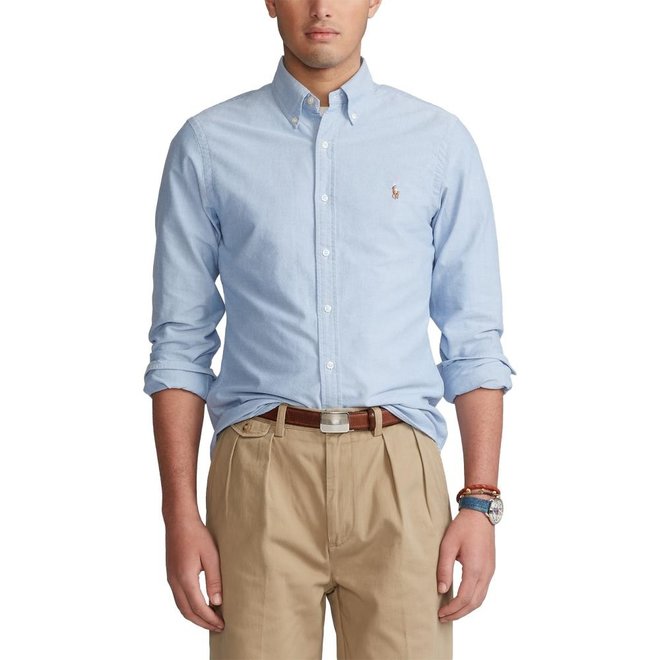 Chemise Oxford Slim Fit - Bleu