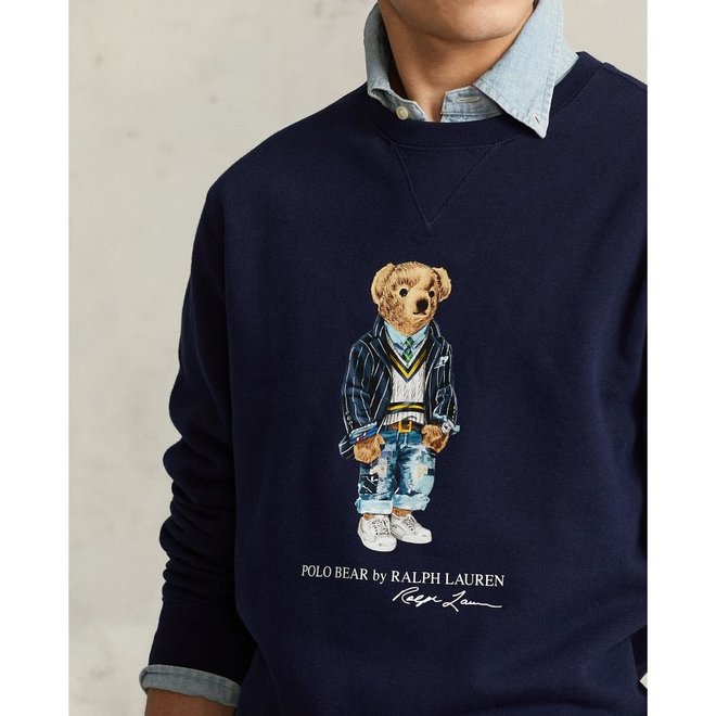 Pull Molleton Polo Bear - Navy