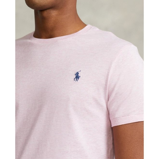 T-Shirt en Jersey Slim Fit Personnalisé - Rose