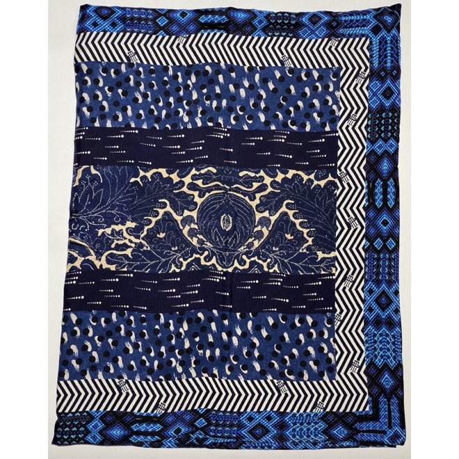 Foulard ALOE - Bleu - 65x190