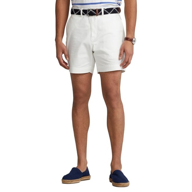 Short Chino Stretch Droit - Blanc