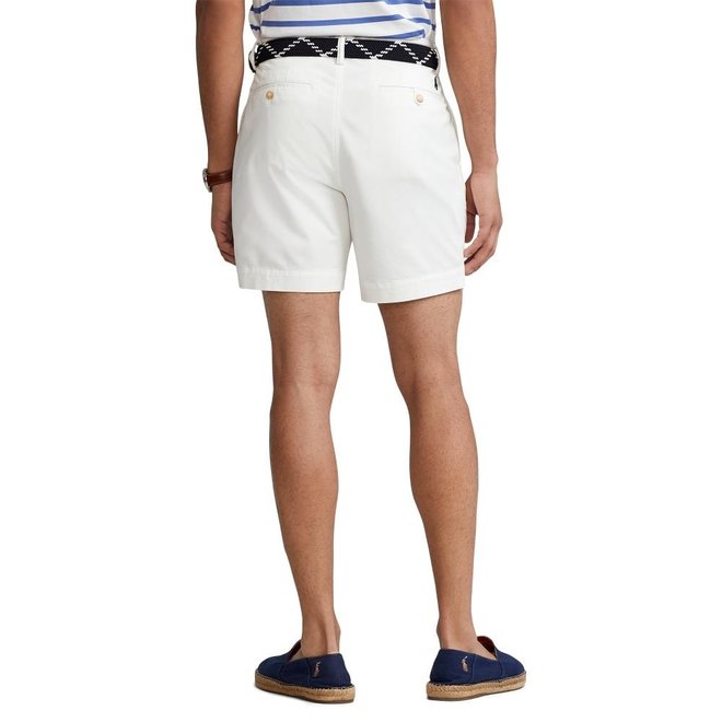 Short Chino Stretch Droit - Blanc