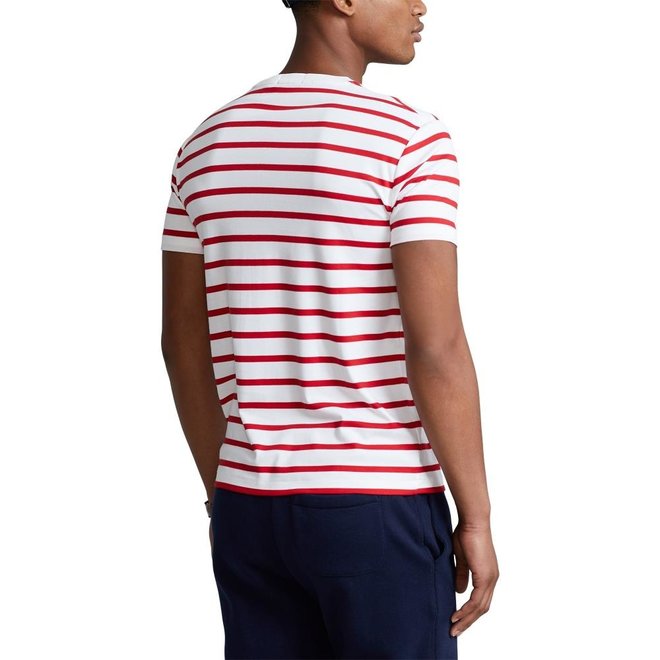 T-Shirt à Rayures - Rouge/Blanc