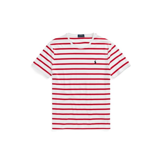 T-Shirt à Rayures - Rouge/Blanc