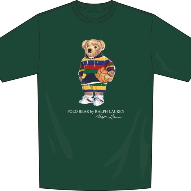 T-Shirt Bear en Jersey - Vert