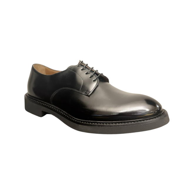 Derby en cuir - Noir