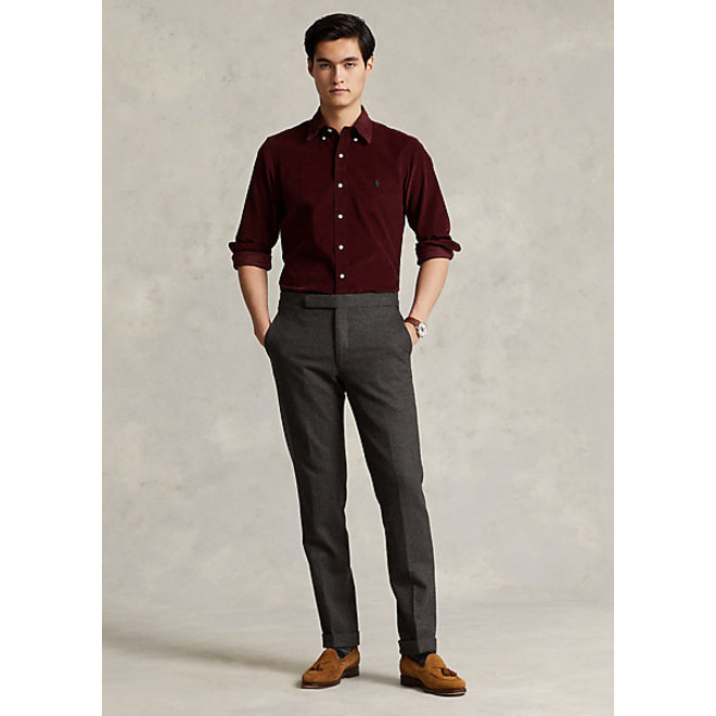 Chemise velours - Bordeaux - Ralph Lauren