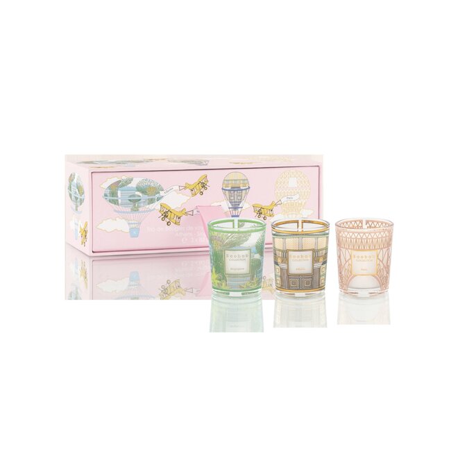Trio Travel Candles My First Baobab Singapore-Athens-Paris - Baobab Collection