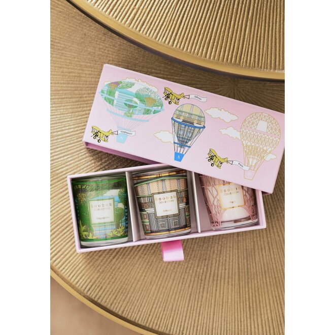 Trio Travel Candles My First Baobab Singapore-Athens-Paris - Baobab Collection