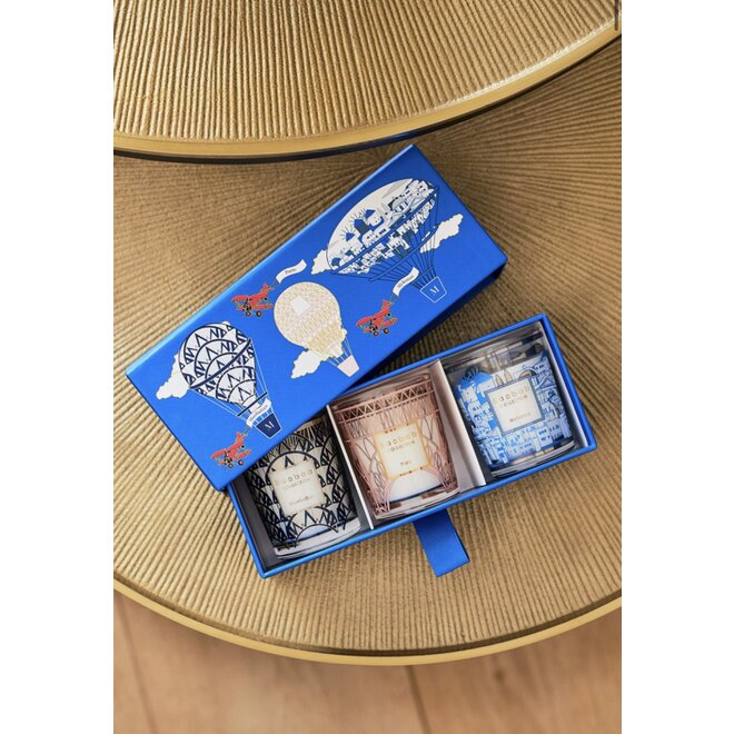 Trio Travel Candles My First Baobab Manhattan-Paris-Mykonos - Baobab Collection