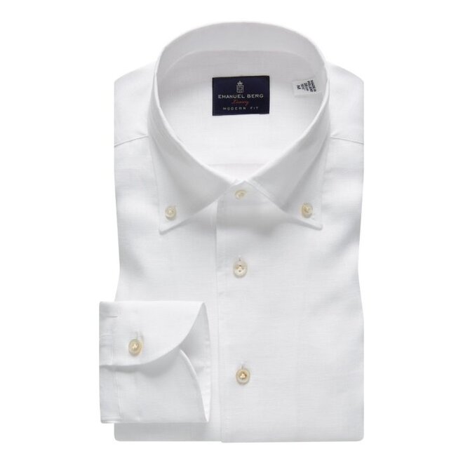 Chemise Luxury blanche en lin Emanuel Berg