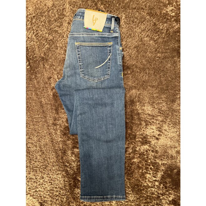 Jean - Logo en daim gris clair - Handpicked