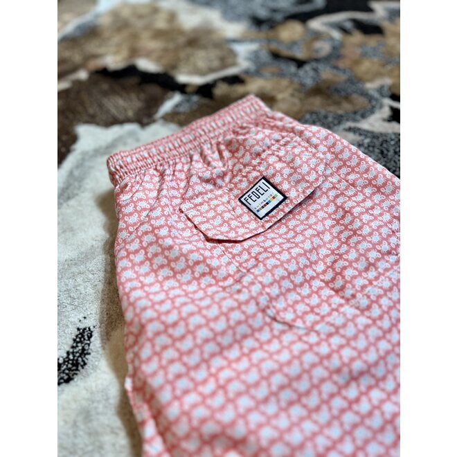 Maillot rose avec crabes FEDELI