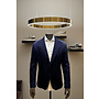 Blazer Navy en coton / Laine / Cashmere -  Barba Napoli