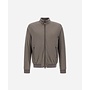 BLOUSON BOMBER À COL MONTANT GRIS HERNO